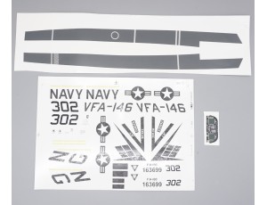 Freewing F/A-18C Hornet Grey Decal Set